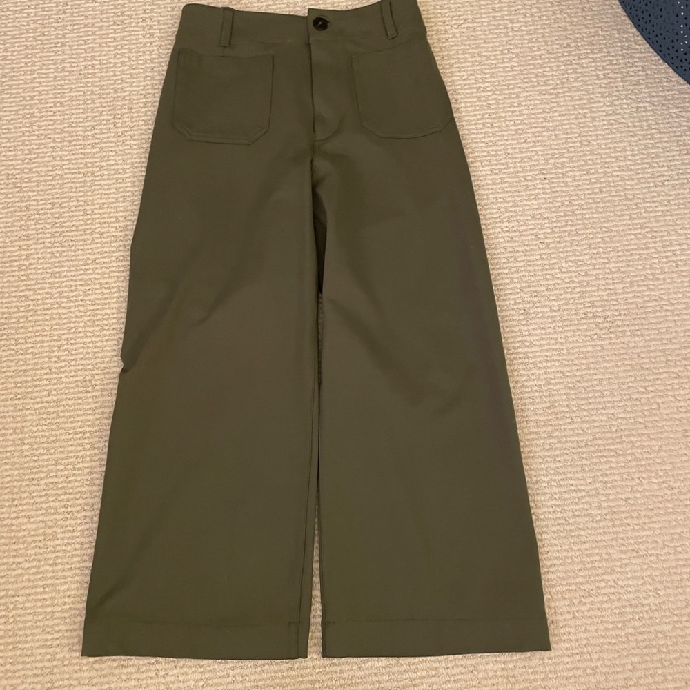 Maeve Colette Ponte pants Olive